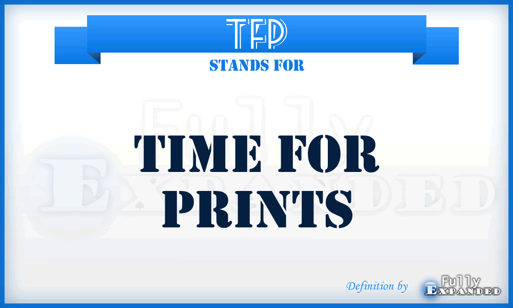 TFP - Time For Prints