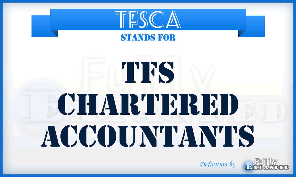 TFSCA - TFS Chartered Accountants