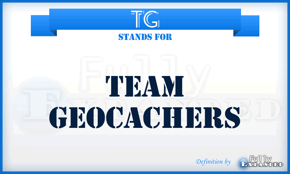 TG - Team Geocachers