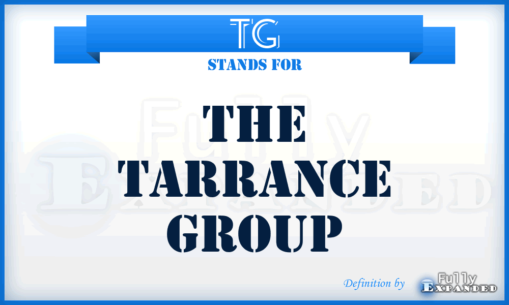 TG - The Tarrance Group