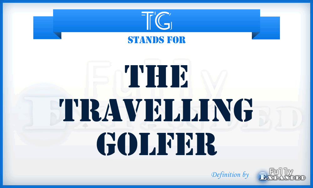 TG - The Travelling Golfer