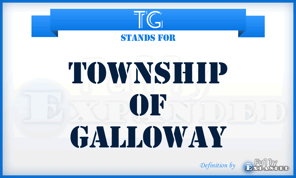 TG - Township of Galloway