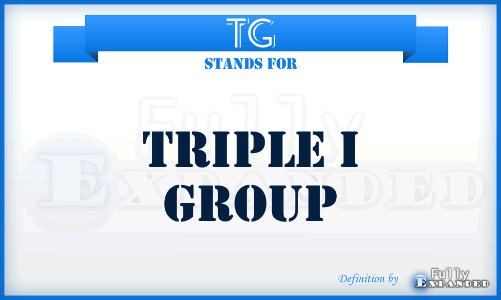 TG - Triple i Group