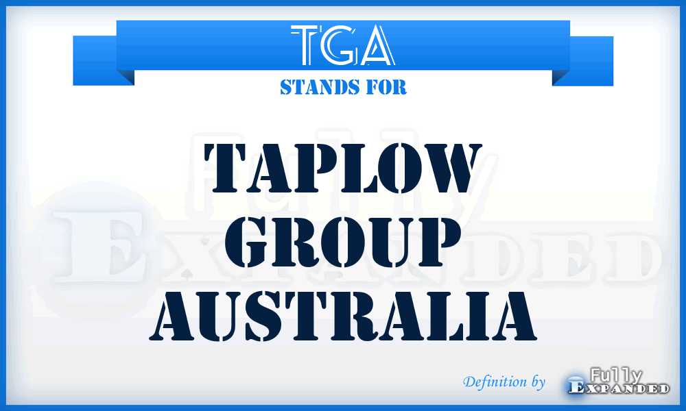 TGA - Taplow Group Australia