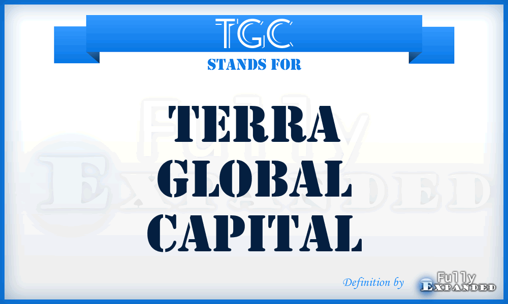 TGC - Terra Global Capital