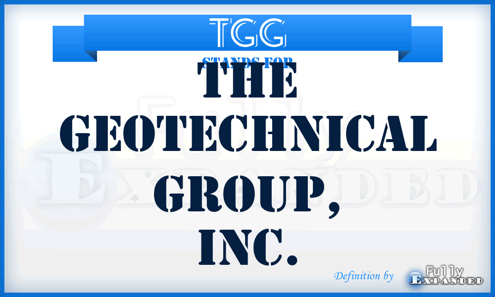 TGG - The Geotechnical Group, Inc.