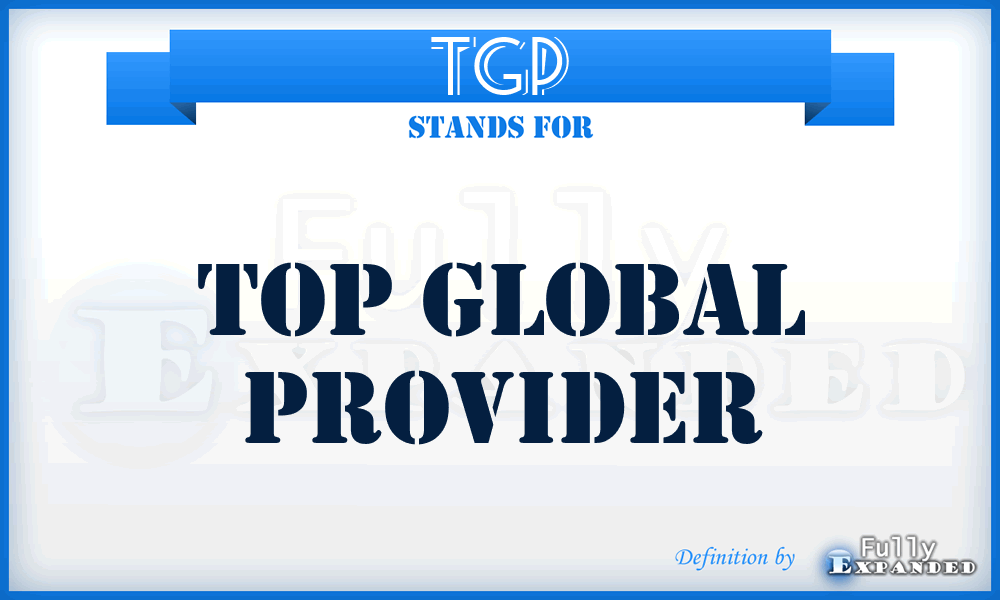 TGP - Top Global Provider