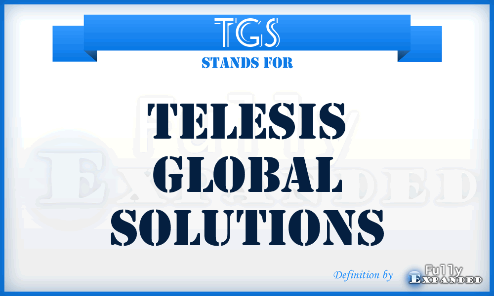 TGS - Telesis Global Solutions