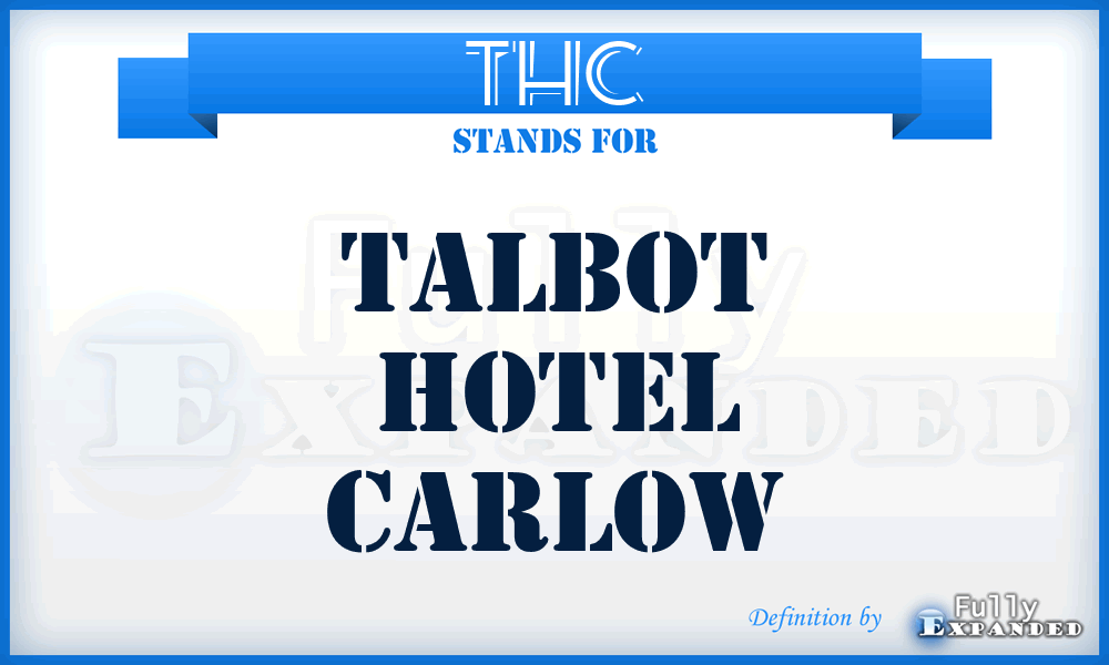 THC - Talbot Hotel Carlow