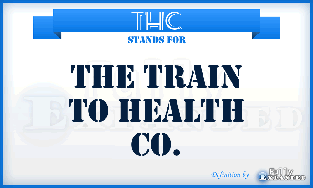 THC - The Train to Health Co.