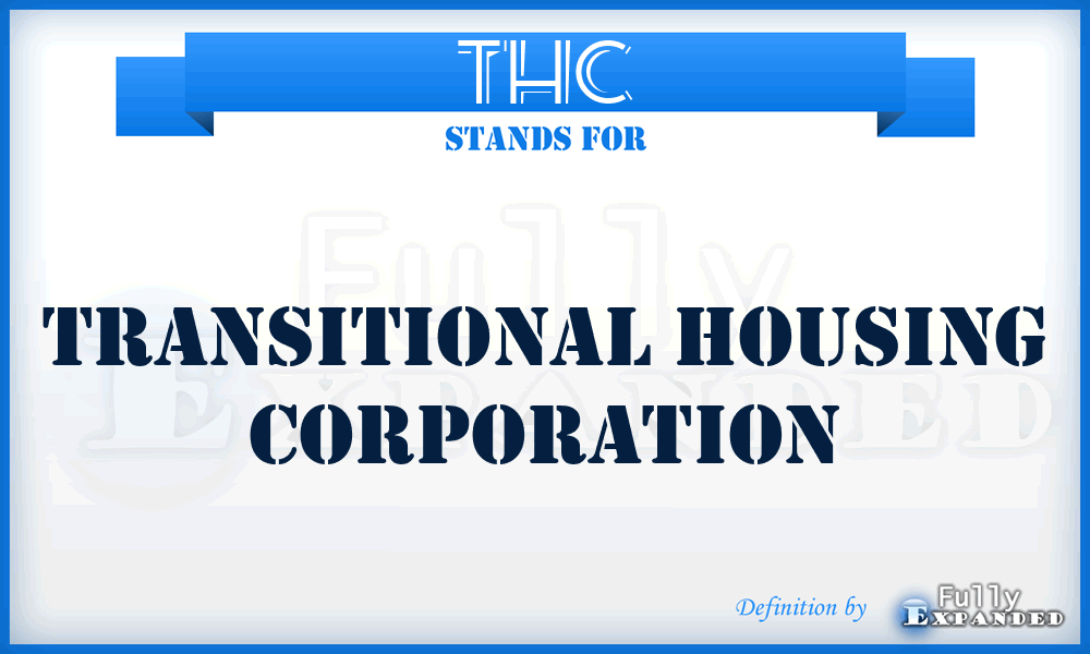 THC - Transitional Housing Corporation