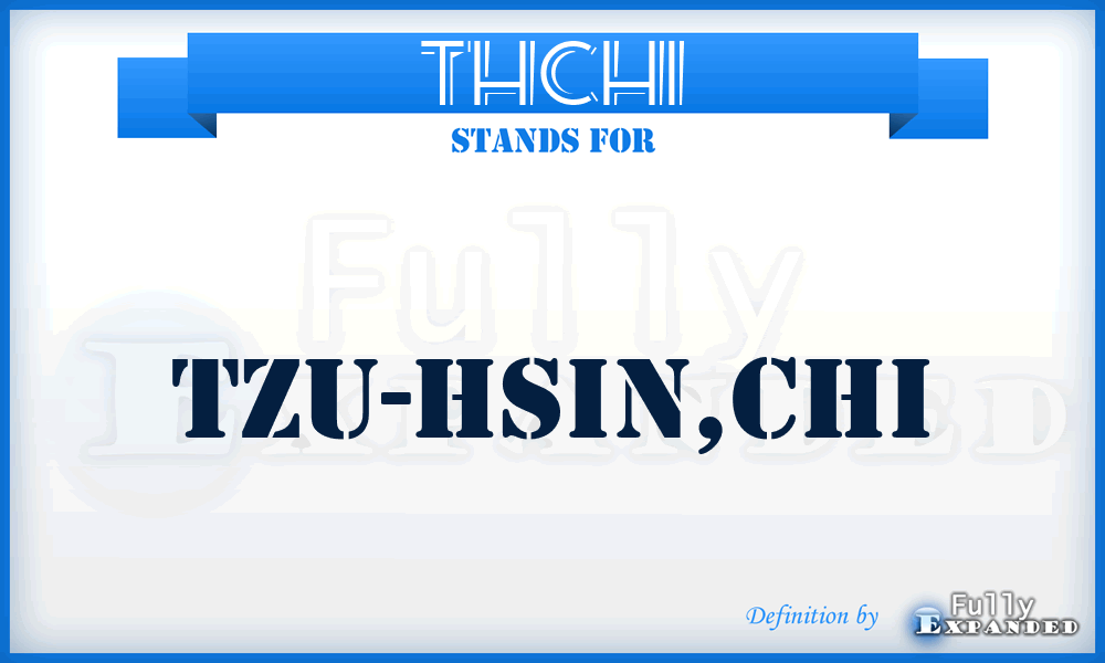 THCHI - Tzu-Hsin,CHI