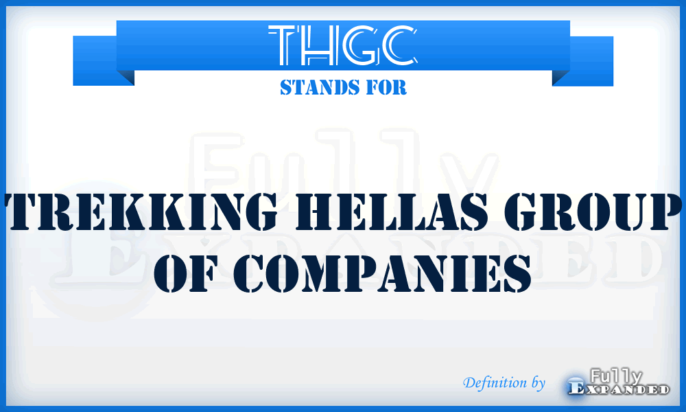 THGC - Trekking Hellas Group of Companies