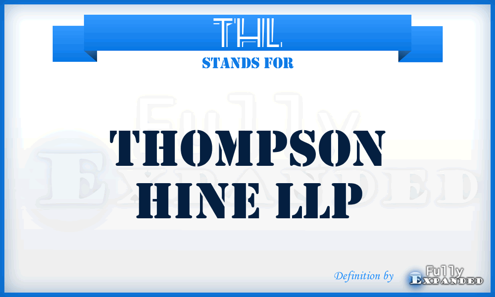 THL - Thompson Hine LLP