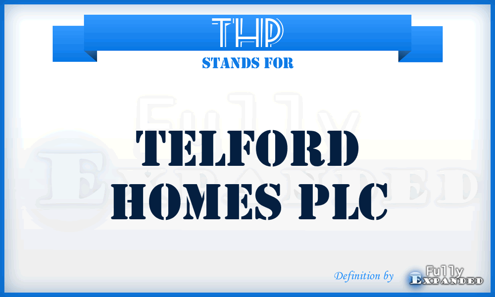 THP - Telford Homes PLC