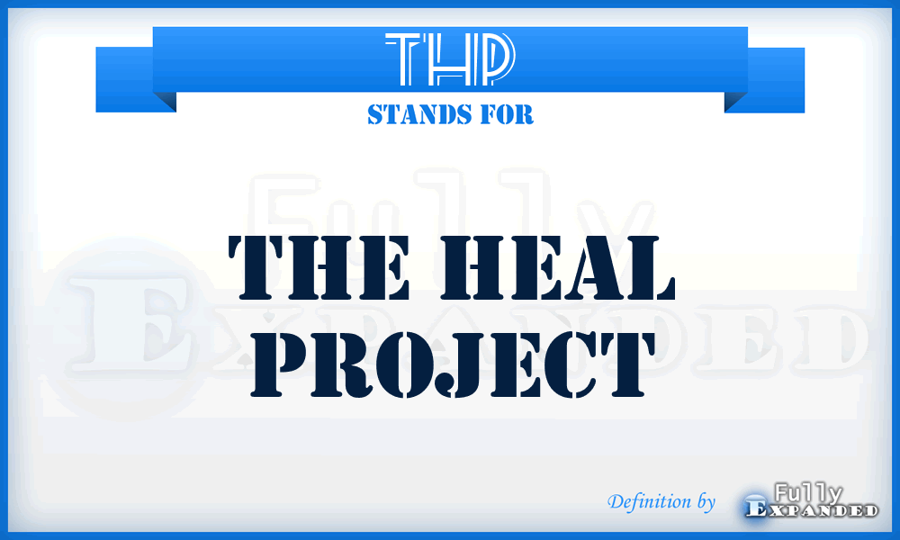 THP - The Heal Project