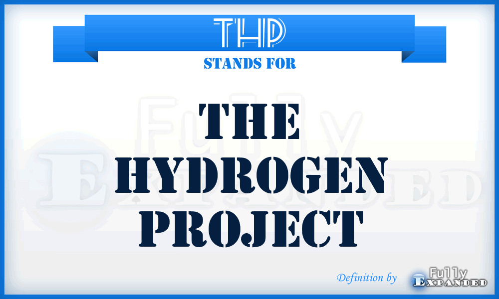 THP - The Hydrogen Project