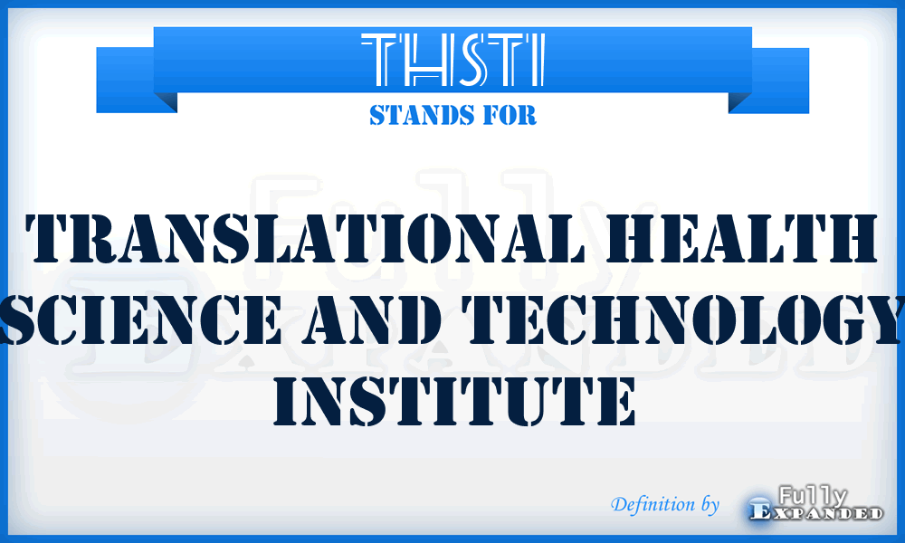 THSTI - Translational Health Science and Technology Institute