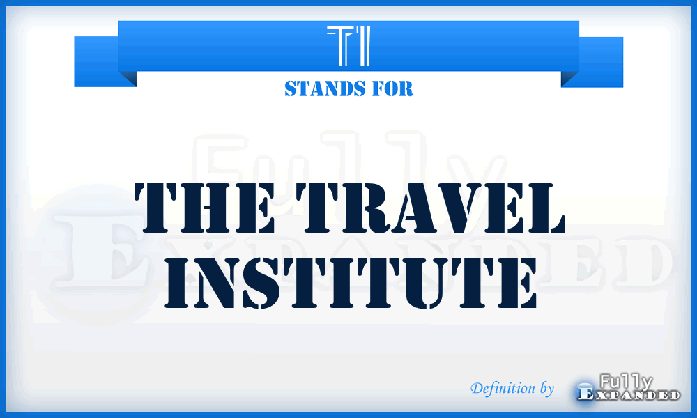 TI - The Travel Institute