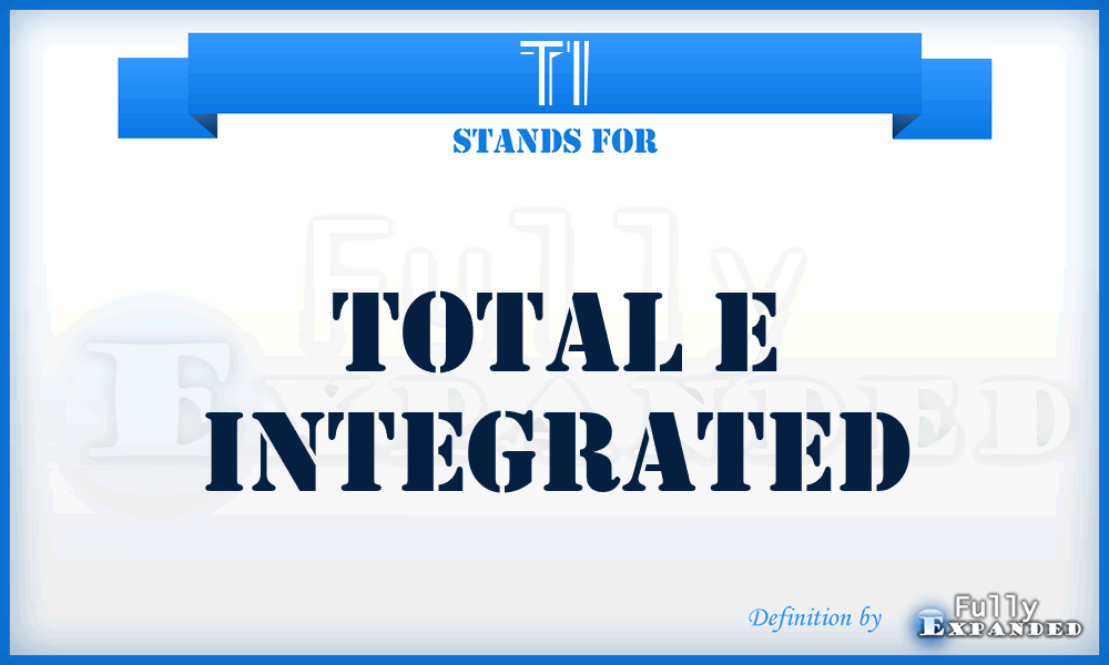 TI - Total e Integrated