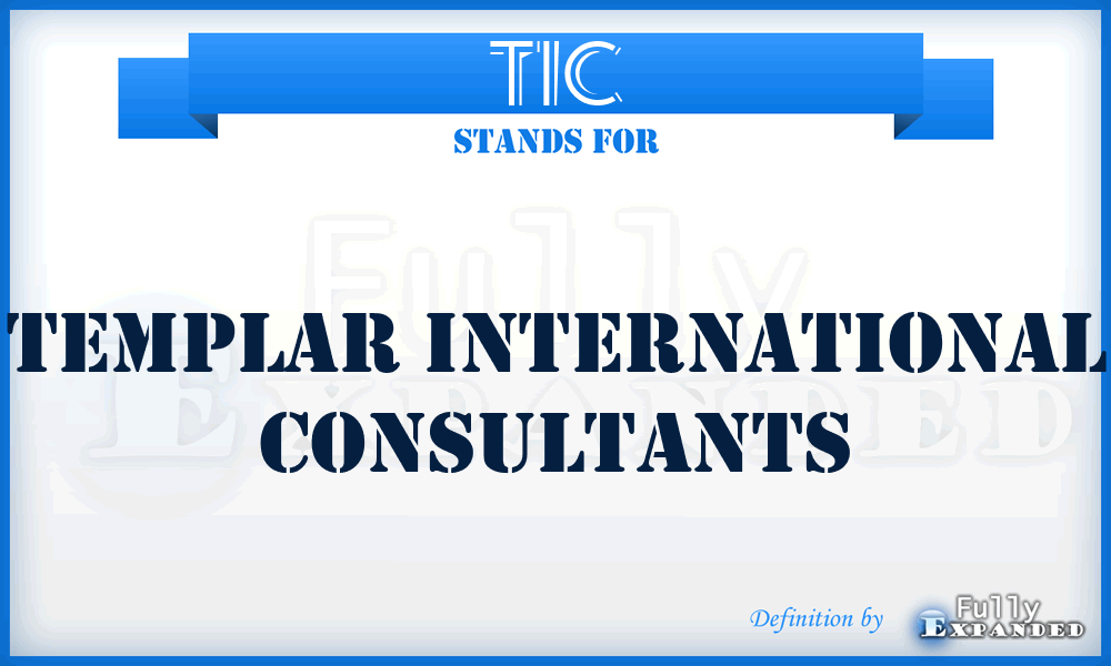 TIC - Templar International Consultants