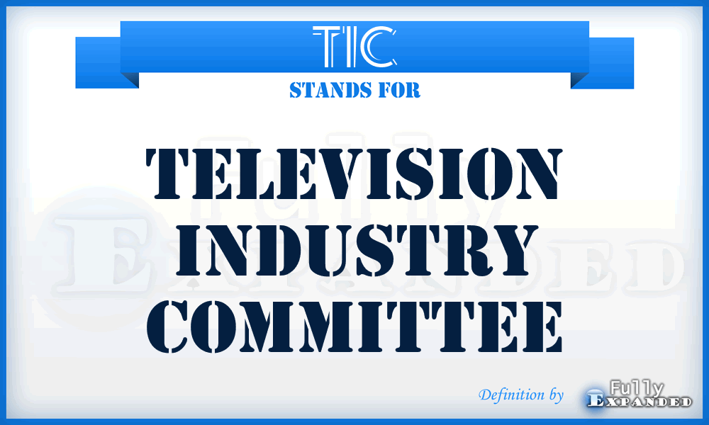 TIC - Television Industry Committee