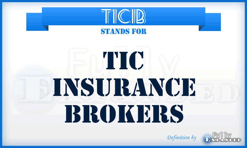 TICIB - TIC Insurance Brokers