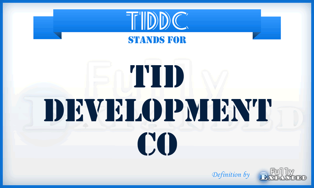 TIDDC - TID Development Co