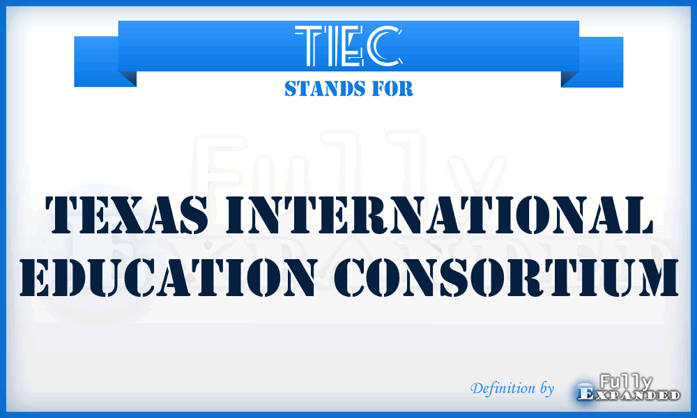 TIEC - Texas International Education Consortium