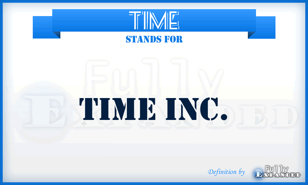 TIME - Time Inc.