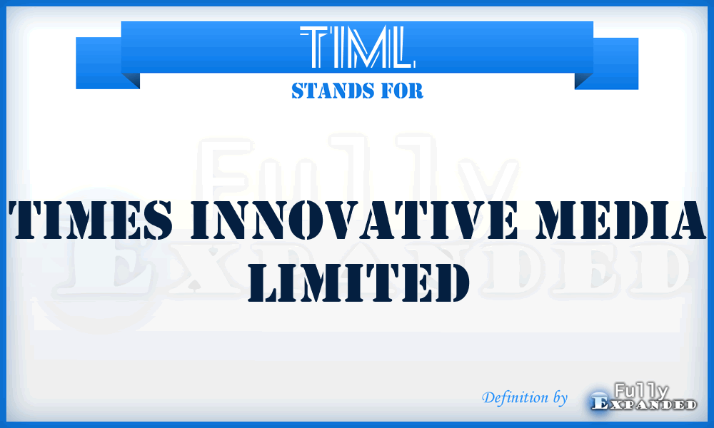 TIML - Times Innovative Media Limited