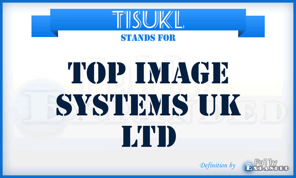 TISUKL - Top Image Systems UK Ltd
