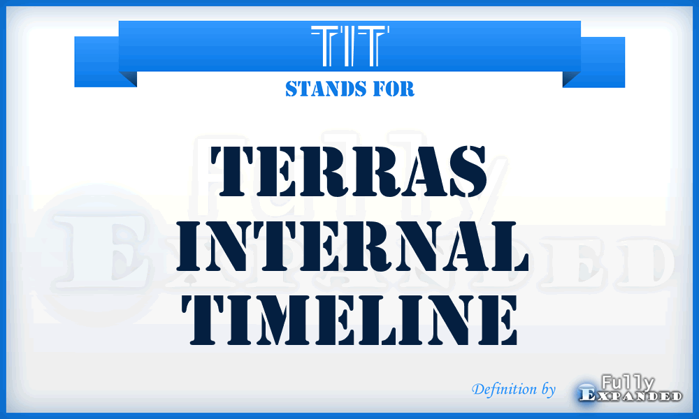 TIT - Terras Internal Timeline