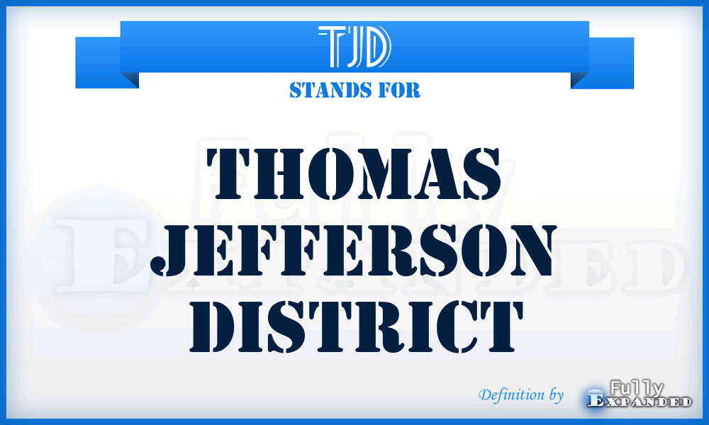 TJD - Thomas Jefferson District