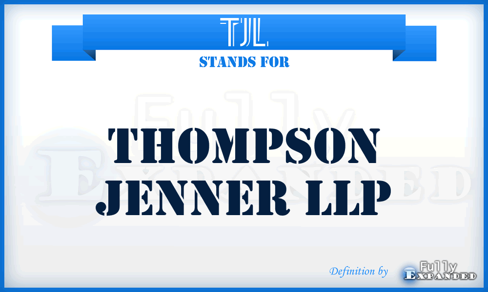 TJL - Thompson Jenner LLP
