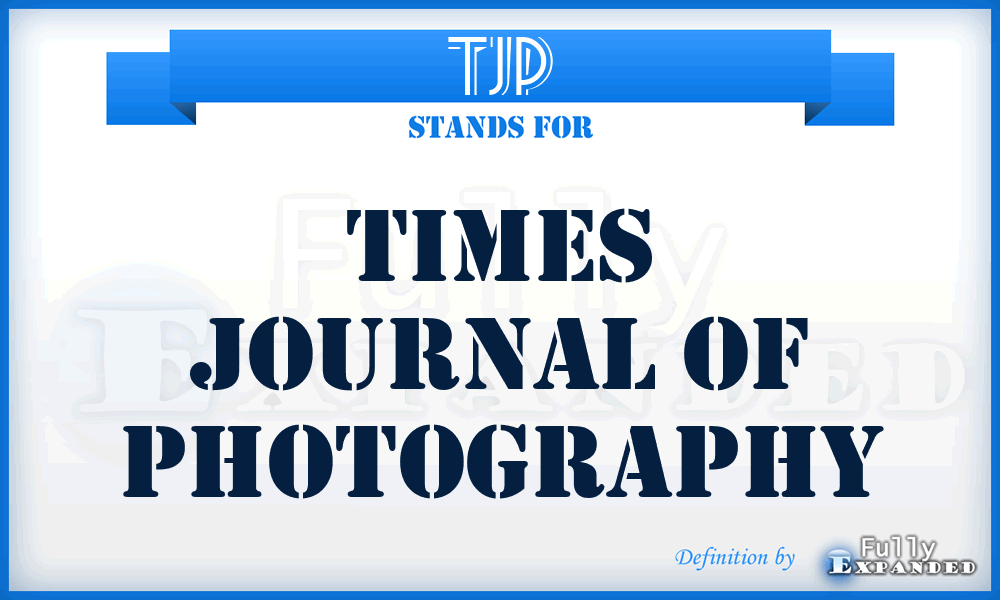 TJP - Times Journal of Photography