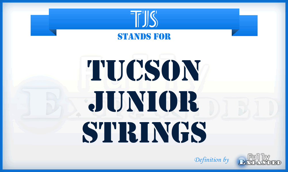 TJS - Tucson Junior Strings
