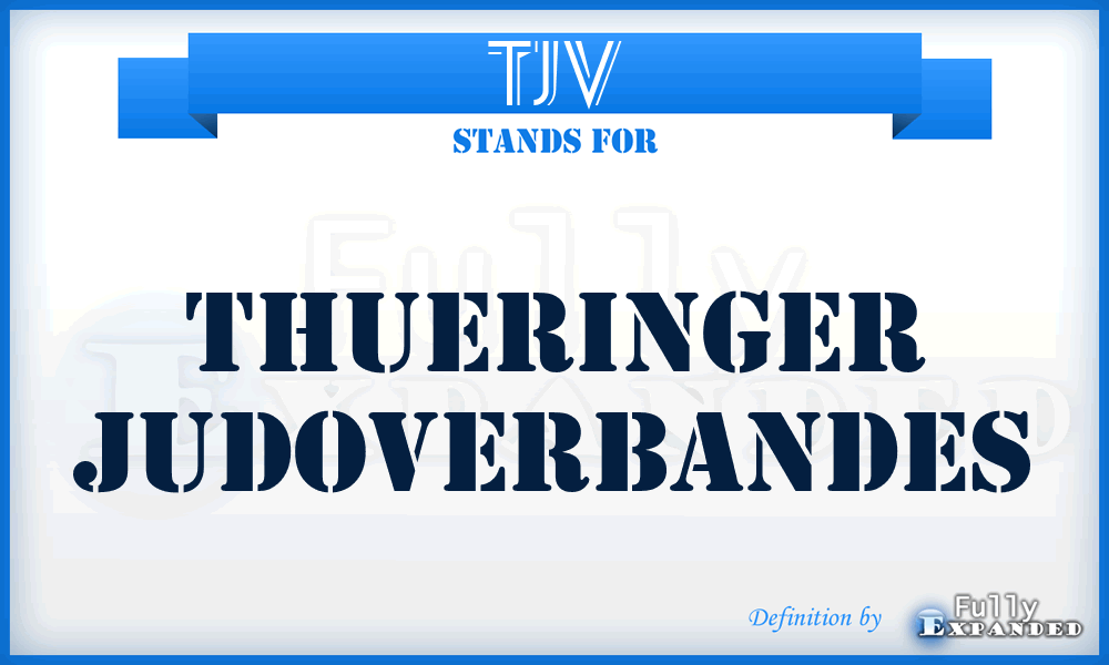 TJV - Thueringer JudoVerbandes