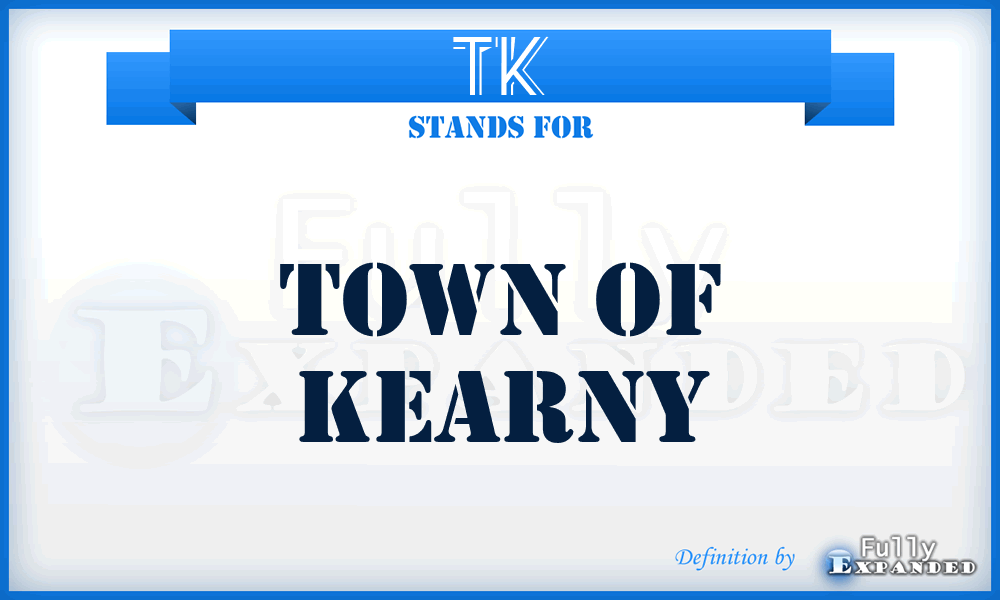 TK - Town of Kearny