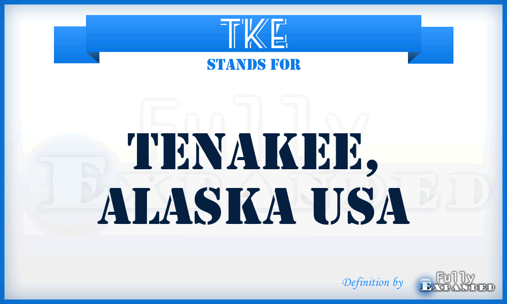 TKE - Tenakee, Alaska USA