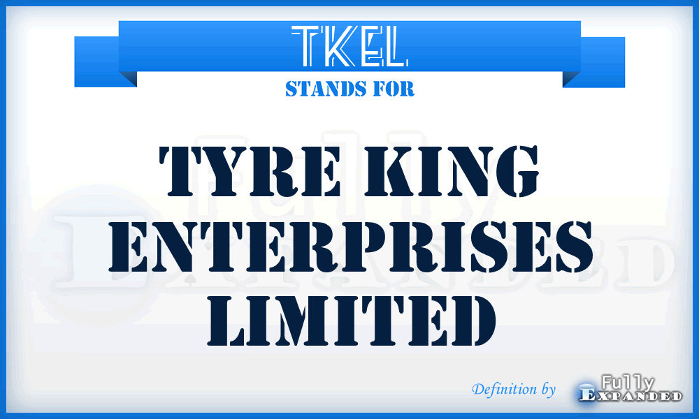 TKEL - Tyre King Enterprises Limited