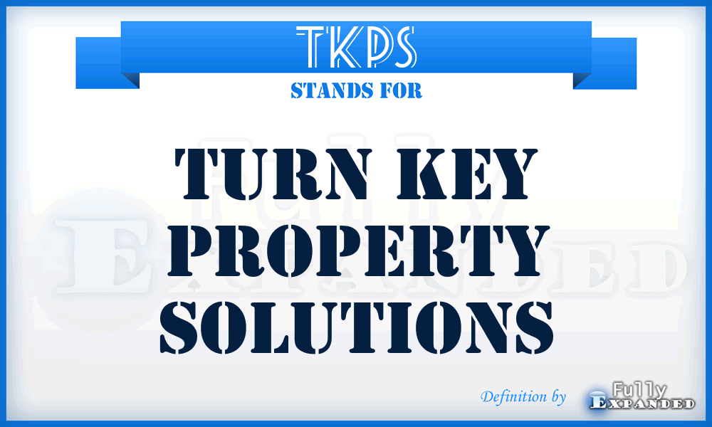 TKPS - Turn Key Property Solutions