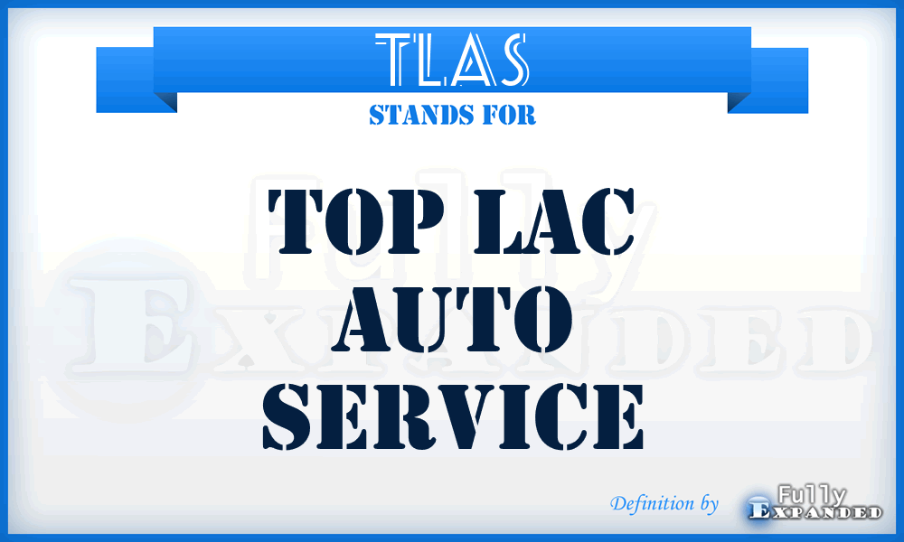 TLAS - Top Lac Auto Service