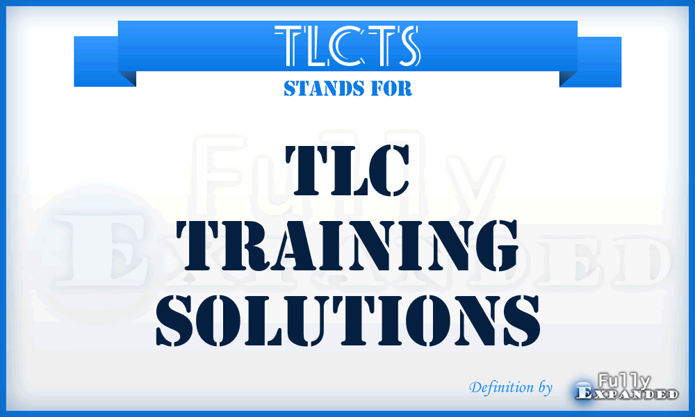 TLCTS - TLC Training Solutions