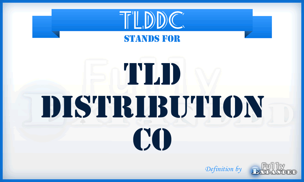 TLDDC - TLD Distribution Co