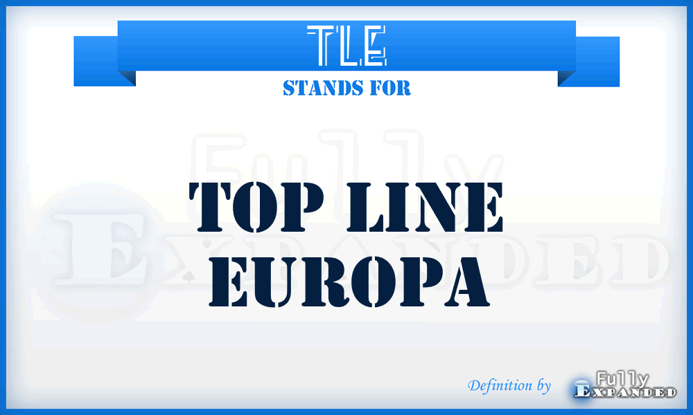 TLE - Top Line Europa