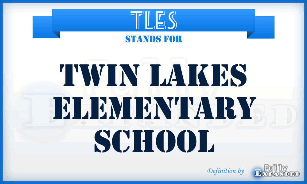 TLES - Twin Lakes Elementary School