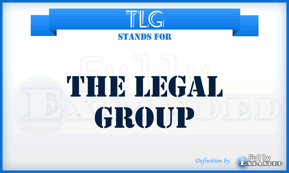 TLG - The Legal Group