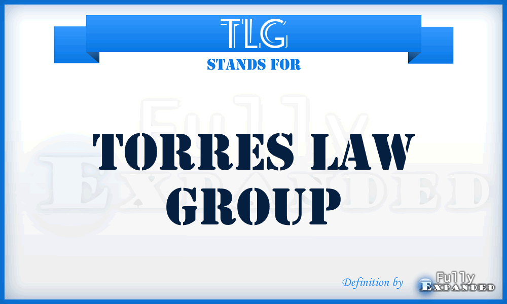 TLG - Torres Law Group