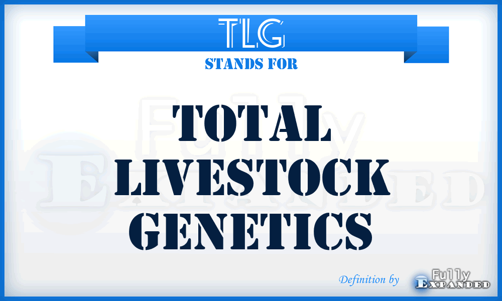 TLG - Total Livestock Genetics